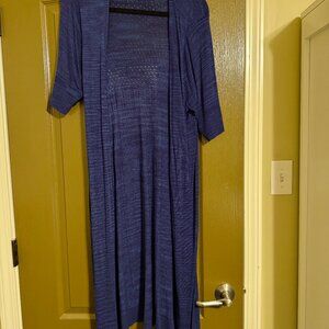 Torrid Long duster / sweater, short sleeved